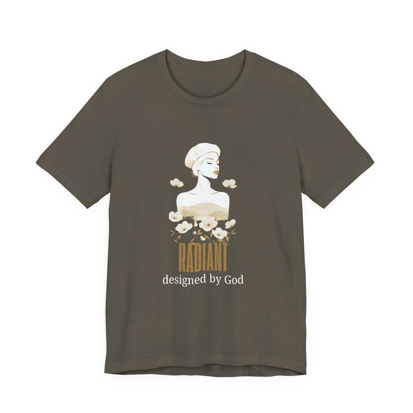 Radiant — Designed by God | Aesthetic Christian Faith T-Shirt | Streetwear Tee